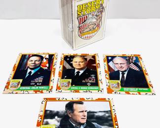 Full Set 1991 Desert Storm Trading Cards
Lot #: 83