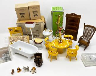 Vintage Doll House Furniture, Some New In Box
Lot #: 114