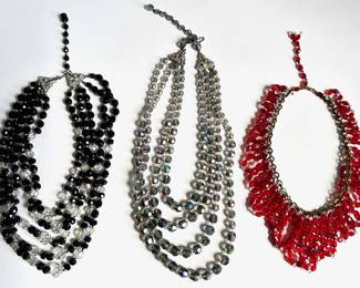 3 Vintage Crystal Necklaces
Lot #: 90
