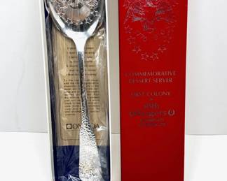 Rogers Silver Plate Commermoraitve Dessert Server & 2 Collectible Spoons
Lot #: 100