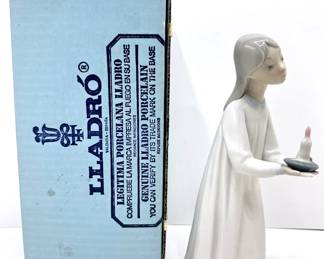 Vintage Lladro Porcelain Figurine In Original Box, "Girl With Candlestick", Signed & Numbered, Spain
Lot #: 23
