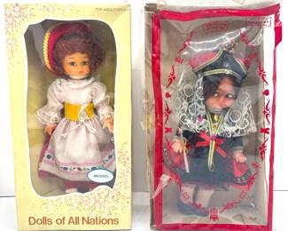 2 Vintage Dolls: Spanish & Mexican Dolls Of All Nations Dolls
Lot #: 118
