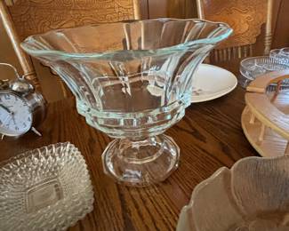 Pressed Glass Compote