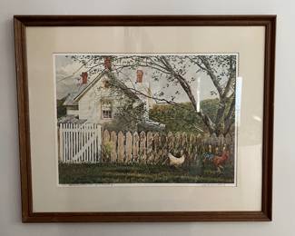 "Fenced Out" numbered and signed by David Armstrong