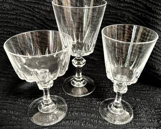 Crystal glasses