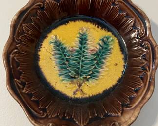 Majolica fern bowls (small)