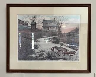 "The Last Run" numbered and signed by David Armstrong