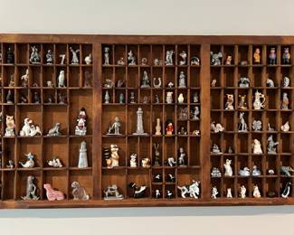 Large assortment of miniature figurines