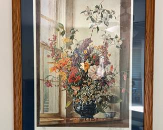 "Mayflowers" numbered and signed by David Armstrong