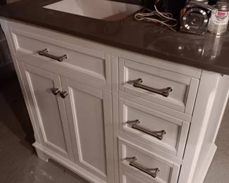 White sink