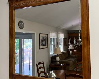 Large wall mirror