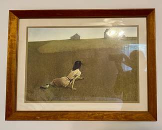"Christina's World" by Andrew Wyeth framed print