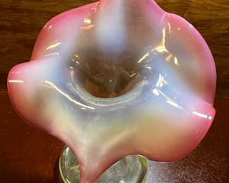 Hand blown tulip vase (1 of 2)