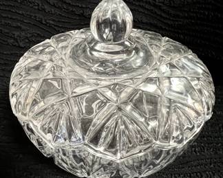 Mikasa cut crystal candy dish