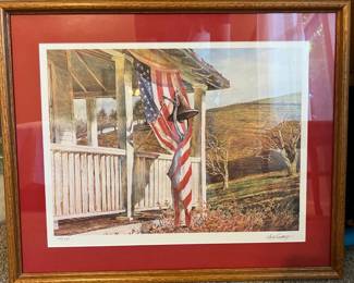 "Election Day" numbered and signed by David Armstrong