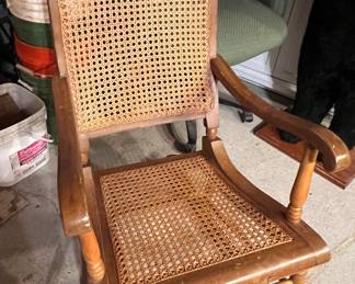 Rattan rocker