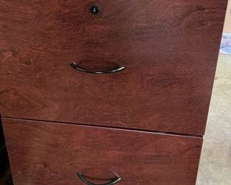 Wood filing cabinet