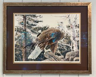 "The Vigil" numbered and signed by Scott Woolever