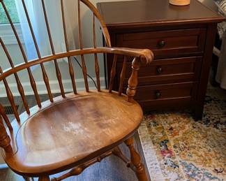 Bowback armchair