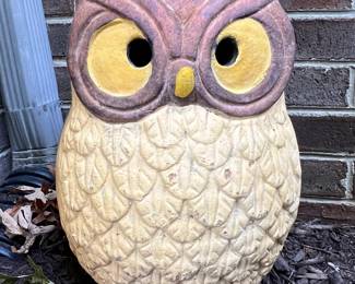 Large clay owl