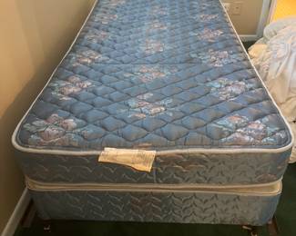 Twin boxspring and mattress 
