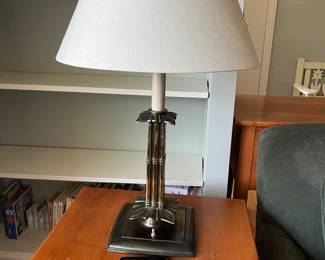 Brass based lamp