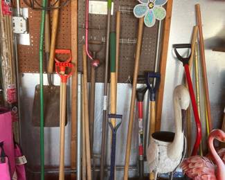 Yard tools shovels rakes and more