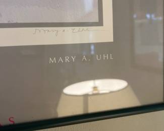 Mary A. Uhl print Mystery of Christmas