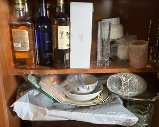 Booze and Belleek china