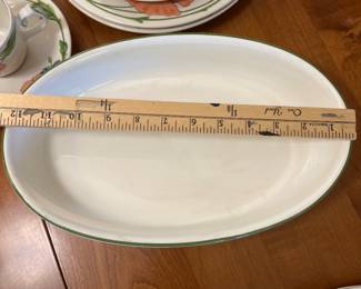 Villeroy & Boch Amapola oval serving bowl 12”