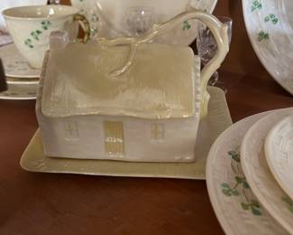 Belleek Cheese dish