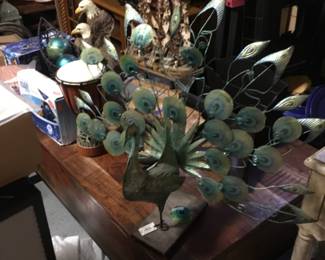 Teal Peacock, Ship, Eagle