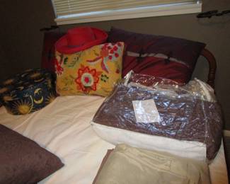 Pillows, bedding and more
