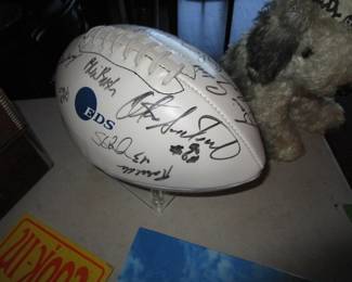 Signed football vintage