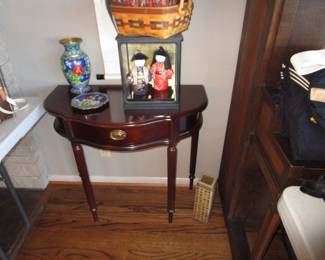 Some Japanese dolls, Cloisonne and more