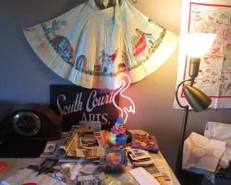 Mexican painted circle skirt