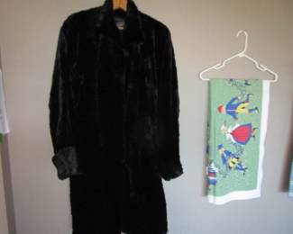 Antique/vintage ermine ladies coat