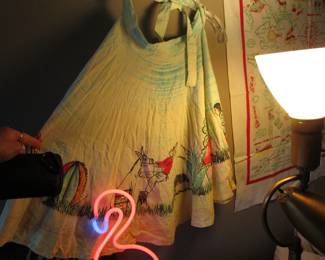 Mexican painted circle skirt