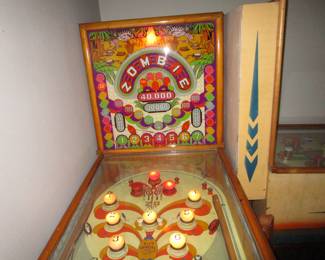 Vintage pre-war ZOMBIE pinball machine