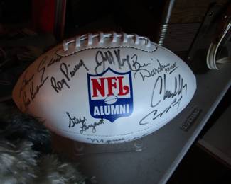 Signed football vintage