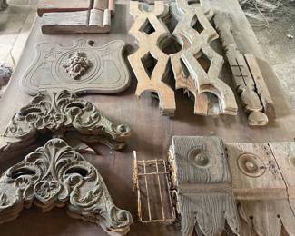 Large Collection of Wooden Accent Pieces 