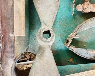 (2) Solid Brass Propellers 