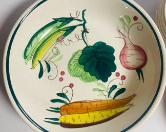 Vintage Ironstone Vegetable Bowl from Japan