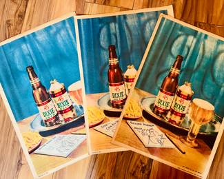 Vintage Dixie Beer Advertisement 
    Great for Framing 