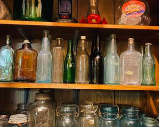 Large Collection (Over 100) Antique Bottles