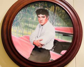 Collectible "Elvis at the Gates of Graceland" by Bruce Emmett
    Plate No. 2048I 1988