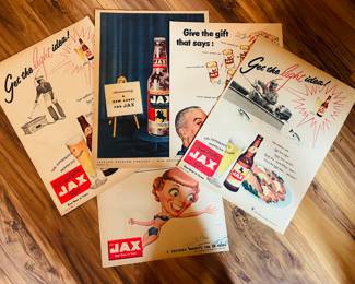 Vintage Jax Beer Advertisement 
    Great for Framing 