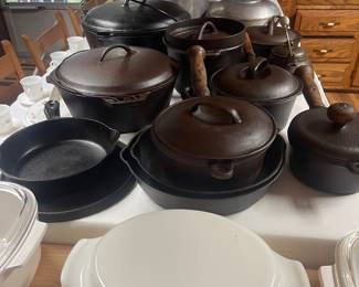 Not a Sale to Miss
    Collection of Vintage Cast Iron, Vintage Magnalite and Vintage Pyrex