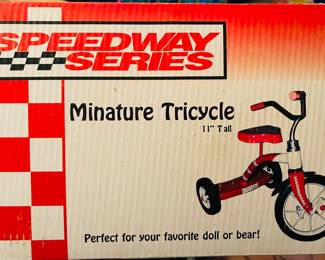 Three Speedway Series Miniature Tricycles