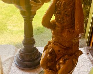 artist made  "Boy with Urn"